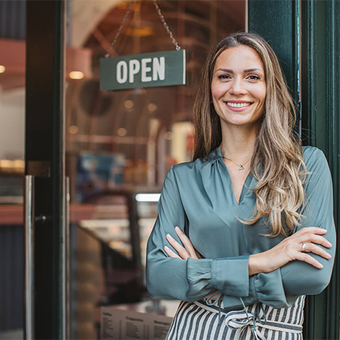 Team reviewing campaign performance on screen